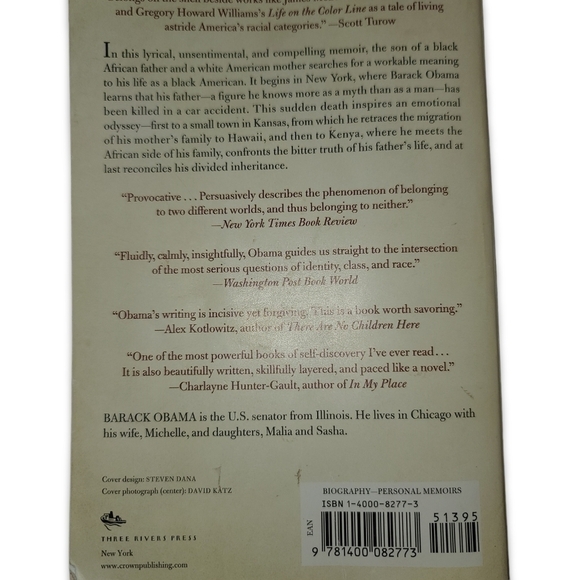 Barack Obama Dreams From My Father: A Story Of Race And Inheritance Book - Picture 3 of 3